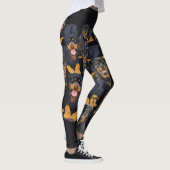 Leggings Guêtres de chien de rottweiler imprimées (Droite)