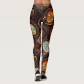 Leggings Guêtres de chocolat d'heure-milliampère Jongg (Dos)