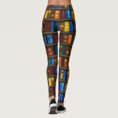 Leggings Guêtres de conception d'amoureux des livres (Dos)