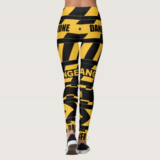 Leggings Guêtres de conception de bande de précaution de (Dos)