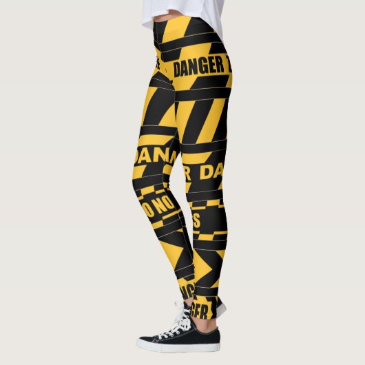 Leggings Guêtres de conception de bande de précaution de (Gauche)