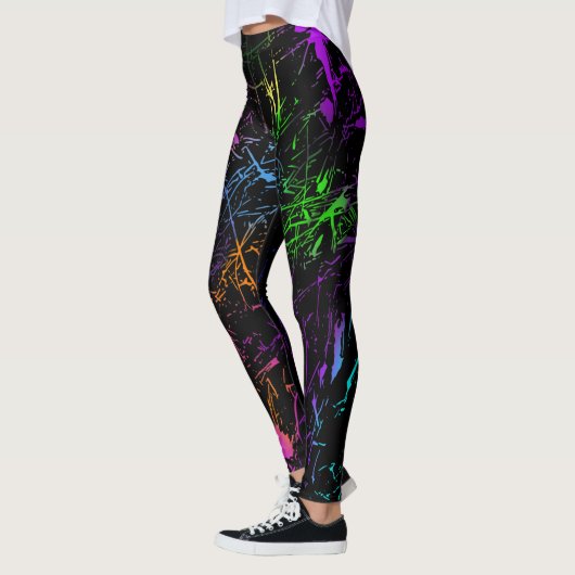Leggings Guêtres de conception d'éclaboussure (Gauche)