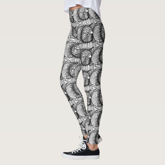 Leggings Guêtres de conception d'Elyssa (Gauche)