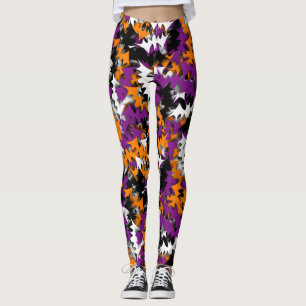 Leggings Guêtres de confettis de batte - multi