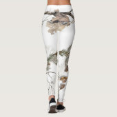 Leggings Guêtres de congé d'arbre de camouflage d'hiver (Dos)
