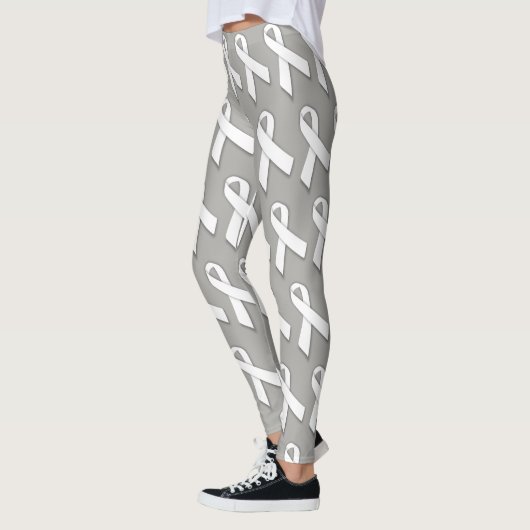 Leggings Guêtres de conscience de cancer de poumon (Gauche)