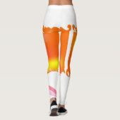 Leggings Guêtres de conscience de cancer du sein (Dos)