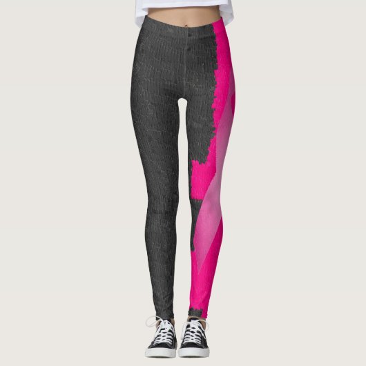 Leggings Guêtres de conscience de cancer du sein (Devant)