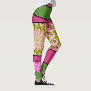 Leggings Guêtres de conscience de cancer du sein