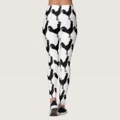 Leggings Guêtres de coq/poulet (Dos)