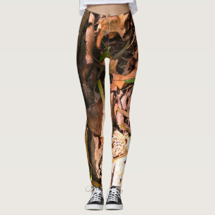 Leggings Guêtres de correction de morelle