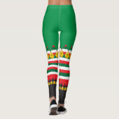 Leggings Guêtres de costume d'Elf de Noël de tintements du (Dos)