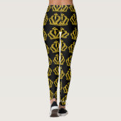 Leggings Guêtres de couronne de famille royale (Dos)