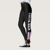 Leggings Guêtres de coutume de drapeau du Costa Rica (Gauche)