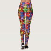 Leggings Guêtres de coutume de sensibilisation sur (Dos)