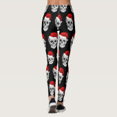 LEGGINGS GUÊTRES DE CRÂNE DE NOËL (Dos)