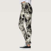 Leggings Guêtres de crânes (Gauche)