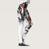 Leggings Guêtres de crânes partout (Droite)