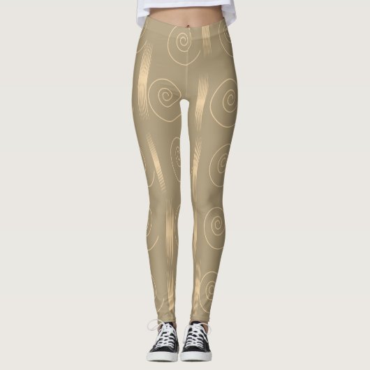 Leggings guêtres de cuivre (Devant)
