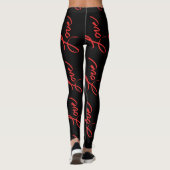 Leggings Guêtres de danse d'amour (Dos)