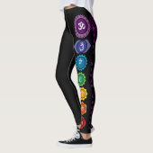 Leggings Guêtres de déesse de Chakra Reiki Ninja (Gauche)