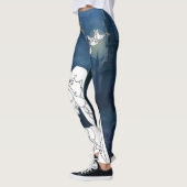 Leggings Guêtres de Derek, d'ODETTE et de macareux (Gauche)