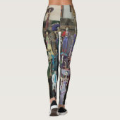 Leggings Guêtres de Día de Muertos (jour des morts) (Dos)