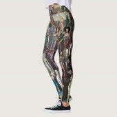 Leggings Guêtres de Día de Muertos (jour des morts) (Gauche)