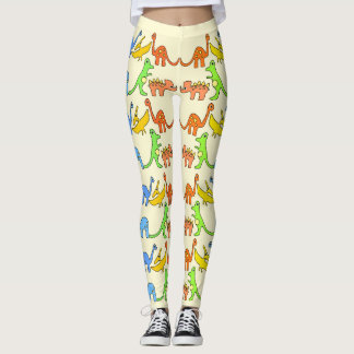 Leggings Guêtres de dinosaure/guêtres mignonnes de