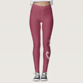 Leggings Guêtres de dragon d'amour (Devant)