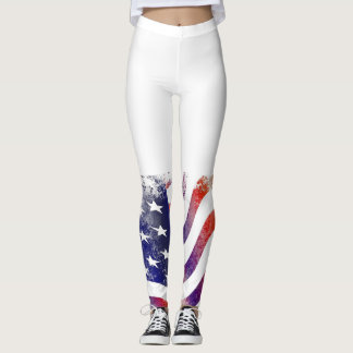 Leggings Guêtres de drapeau américain