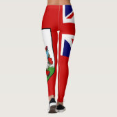 Leggings Guêtres de drapeau des Bermudes (Dos)