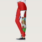 Leggings Guêtres de drapeau des Bermudes (Gauche)