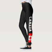Leggings Guêtres de drapeau du Canada pour les femmes et (Gauche)