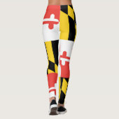 Leggings Guêtres de drapeau du Maryland (Dos)