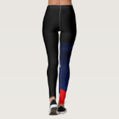 Leggings Guêtres de drapeau du Texas (Dos)
