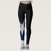Leggings Guêtres de drapeau du Texas (Devant)