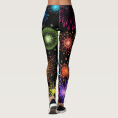 Leggings Guêtres de fête de vacances de la veille de (Dos)