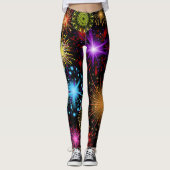 Leggings Guêtres de fête de vacances de la veille de (Devant)