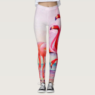 Leggings Guêtres de Flamants roses