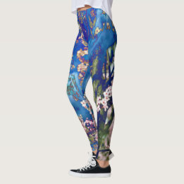 Leggings Guêtres de fleurs de cerisier