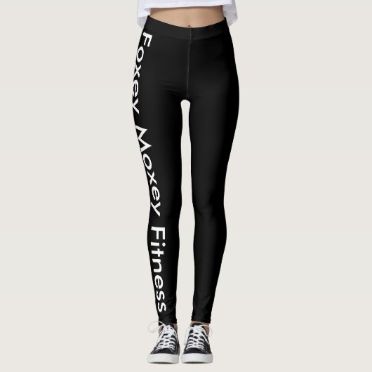 Leggings Guêtres de forme physique de Foxey Moxey (Devant)