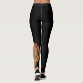 Leggings Guêtres de gant et de boule du base-ball (Dos)