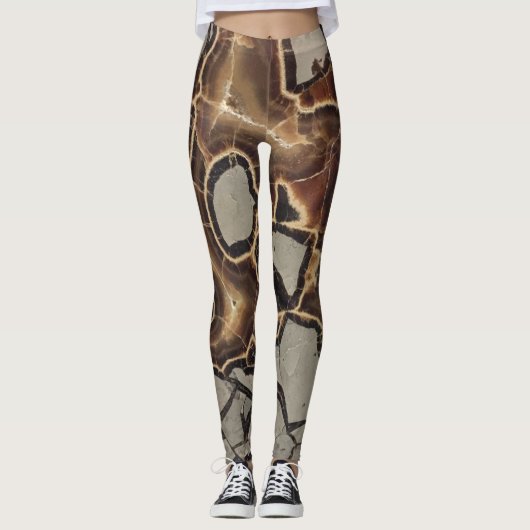 Leggings Guêtres de géologie (Devant)