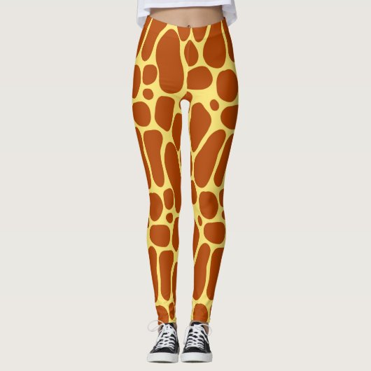 Leggings Guêtres de girafe (Devant)