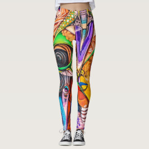 Leggings Guêtres de graffiti