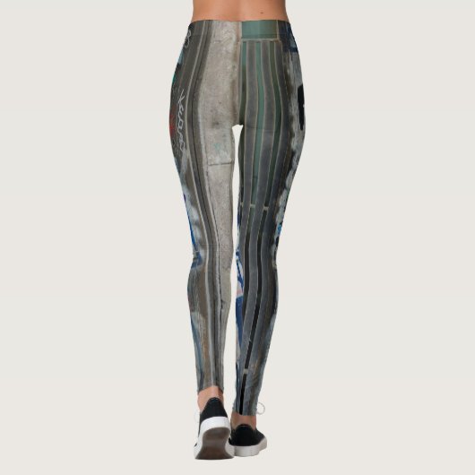 Leggings Guêtres de graffiti (Dos)