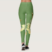 LEGGINGS GUÊTRES DE GRENOUILLE VERTE (Dos)