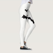 Leggings Guêtres de Halloween de motif de batte (Droite)