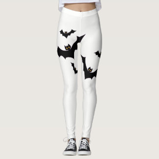 Leggings Guêtres de Halloween de motif de batte